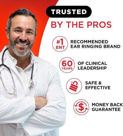 LIPO Ear Ringing Relief Supplement - Relief for Ringing Ears - Calcium for Daily Ear Health Support - 150 Caplets